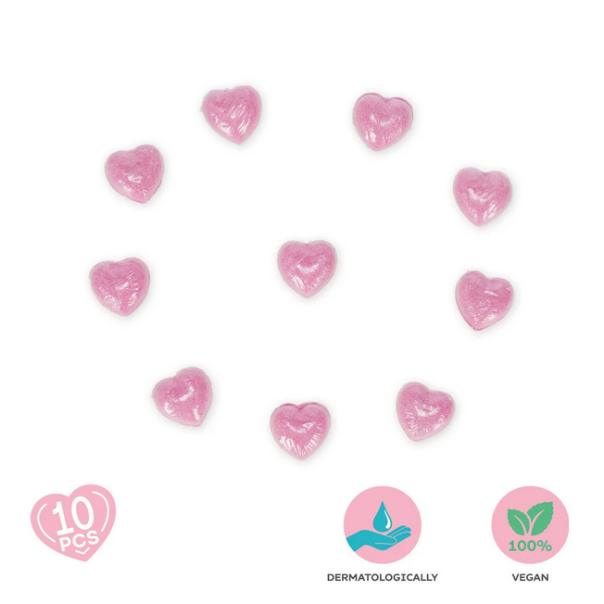 Set 10 Bombe da Bagno Effervescenti - Bath Bombs - Legami San Valentino