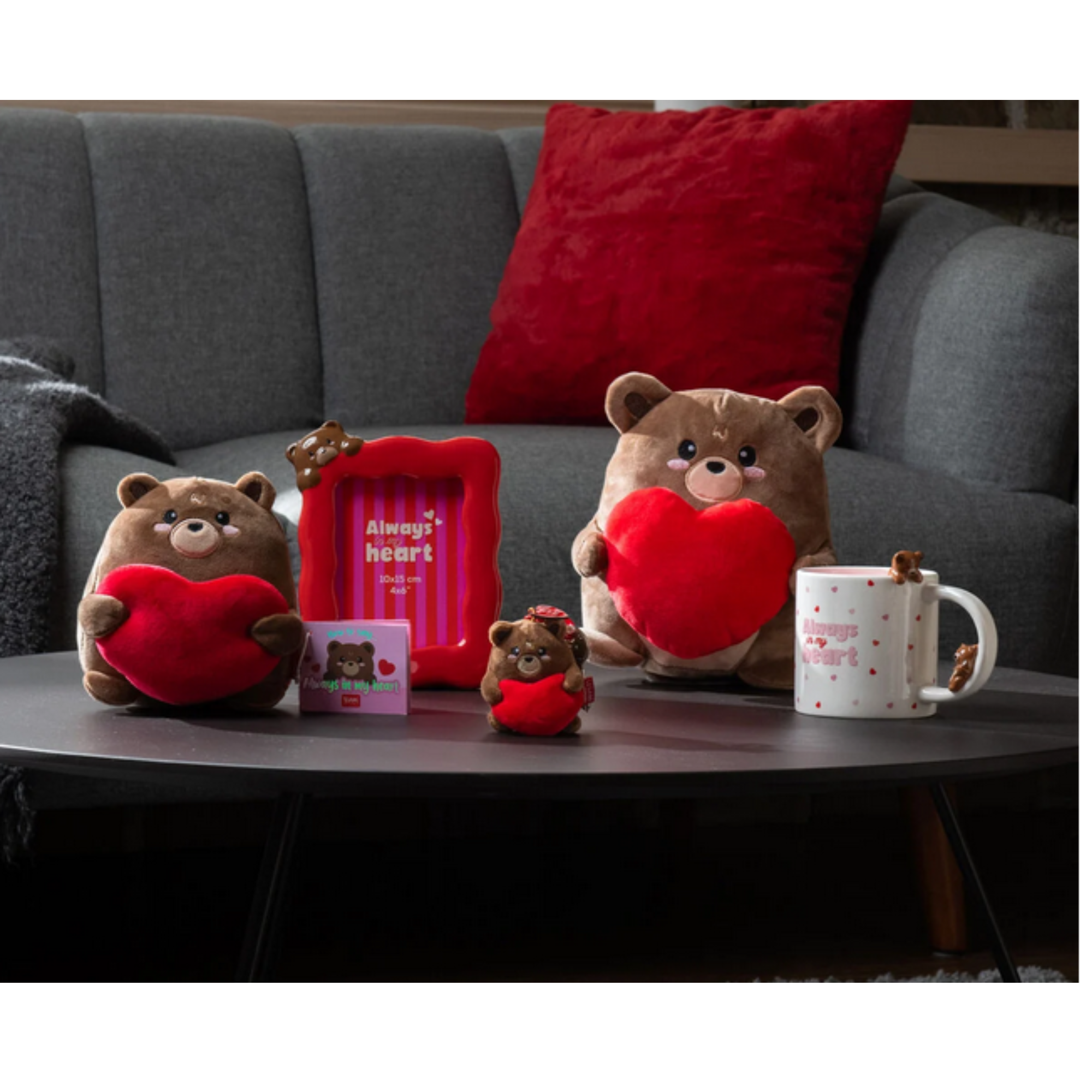 Peluche Teddy Bear Mini Super Soft - Orsetto San Valentino - Legami