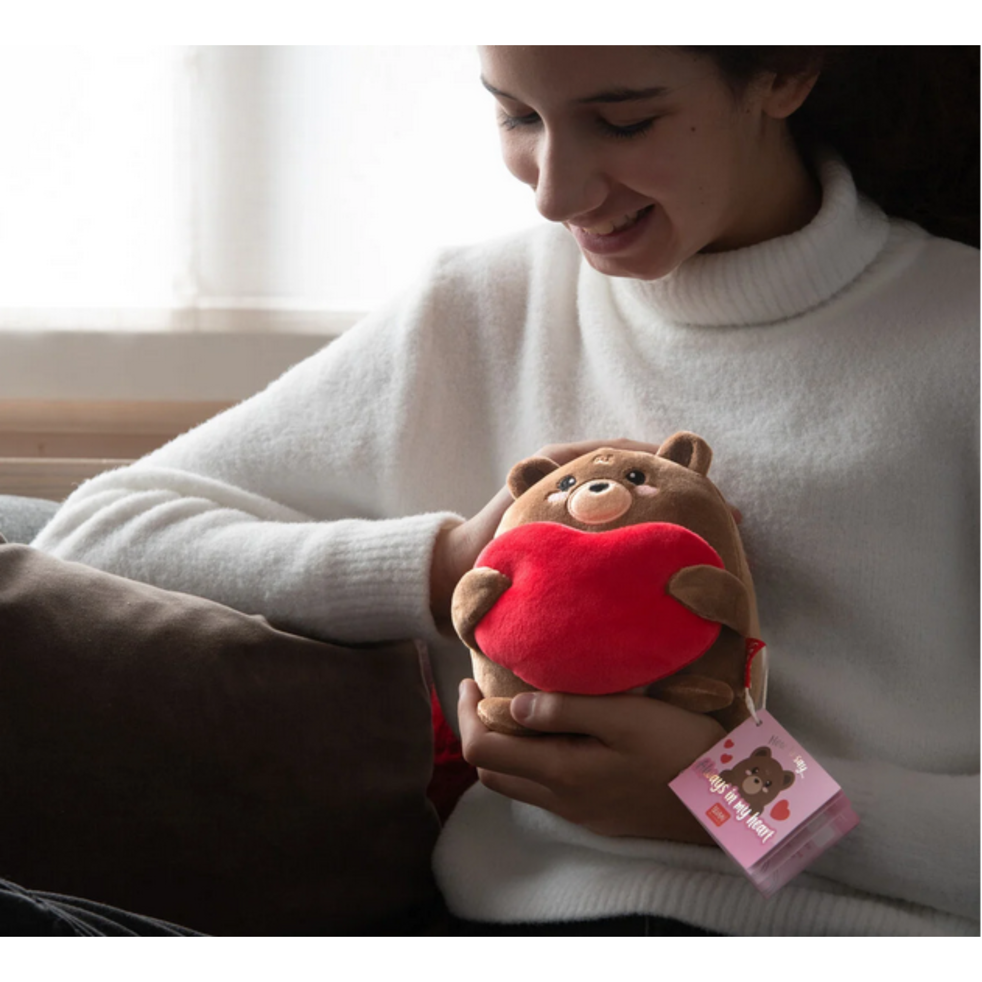 Peluche Teddy Bear Mini Super Soft - Orsetto San Valentino - Legami