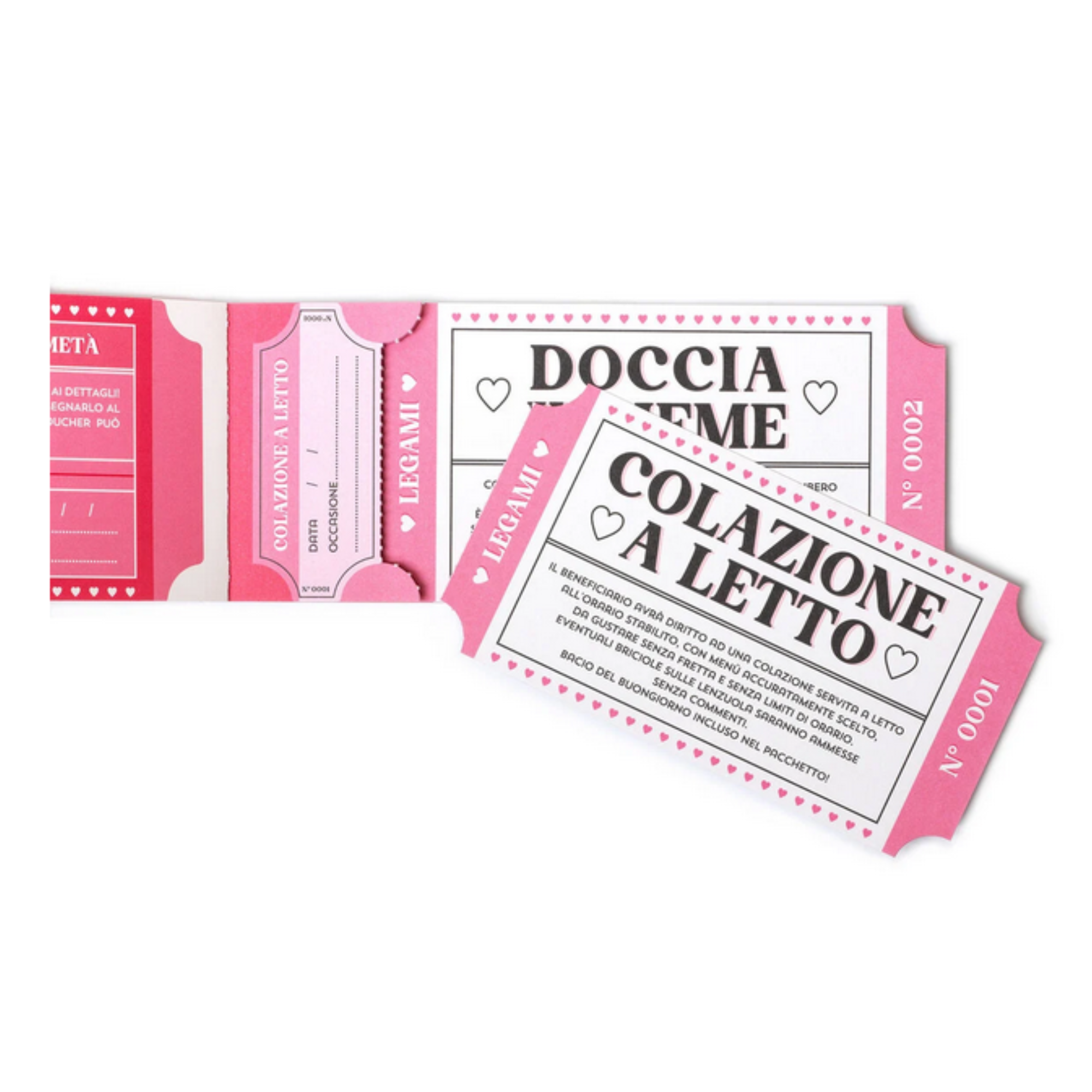 Blocchetto 24 Voucher Romantici - Gift Vouchers - Legami San Valentino