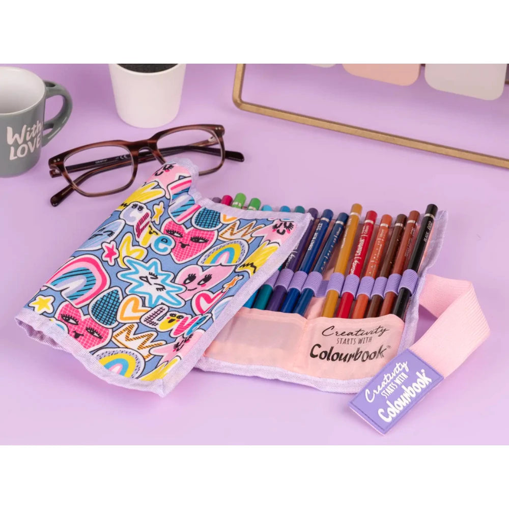 Astuccio Portapastelli a Rotolo Creativity – 24 Colori – 4 Fantasie Disponibili