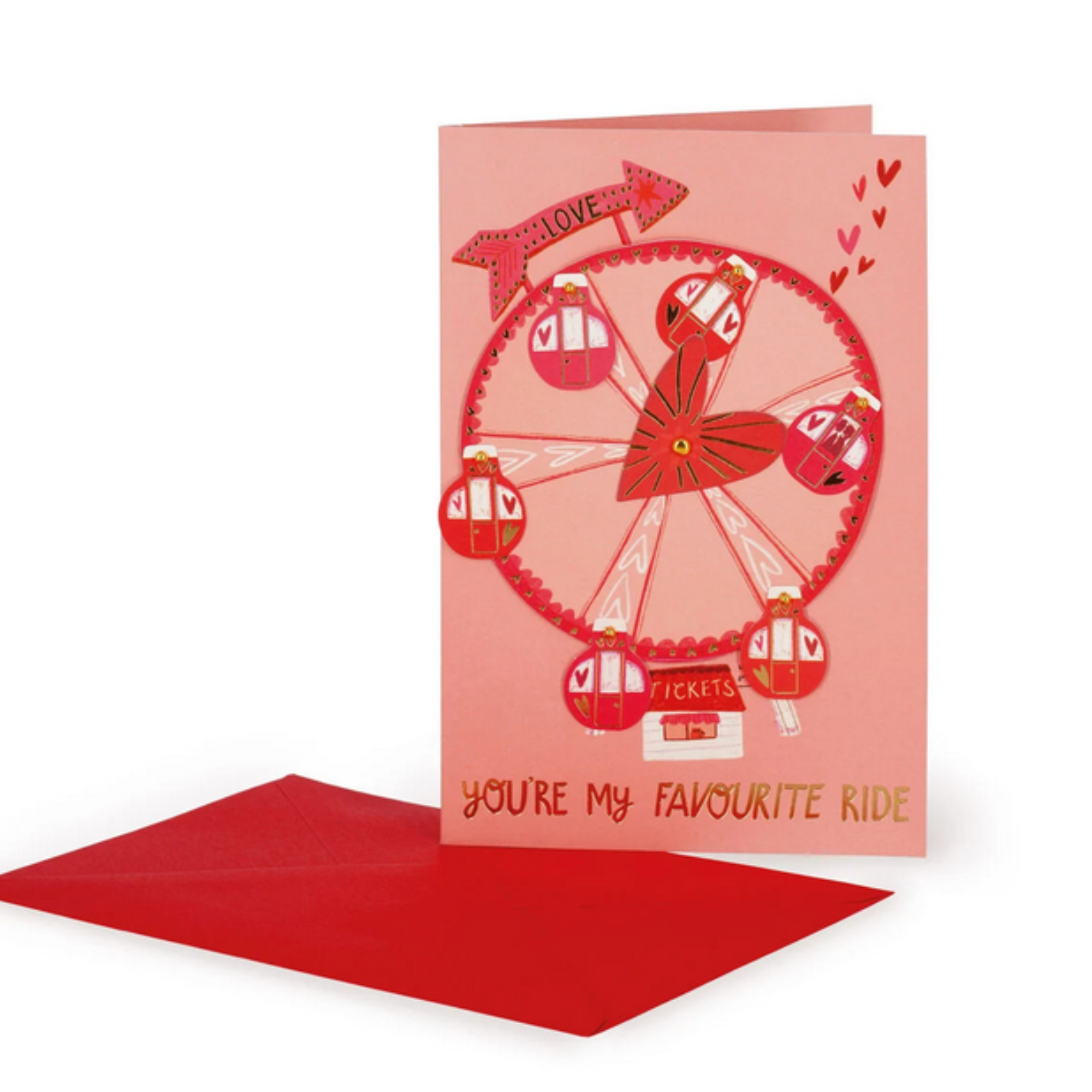Biglietto d'Auguri con Applicazione 3D - Greeting Card - Legami San Valentino