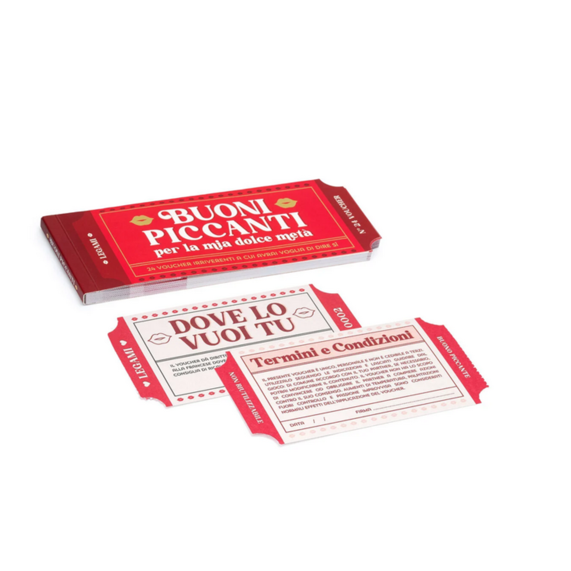Blocchetto 24 Voucher Piccanti - Gift Vouchers - Legami San Valentino