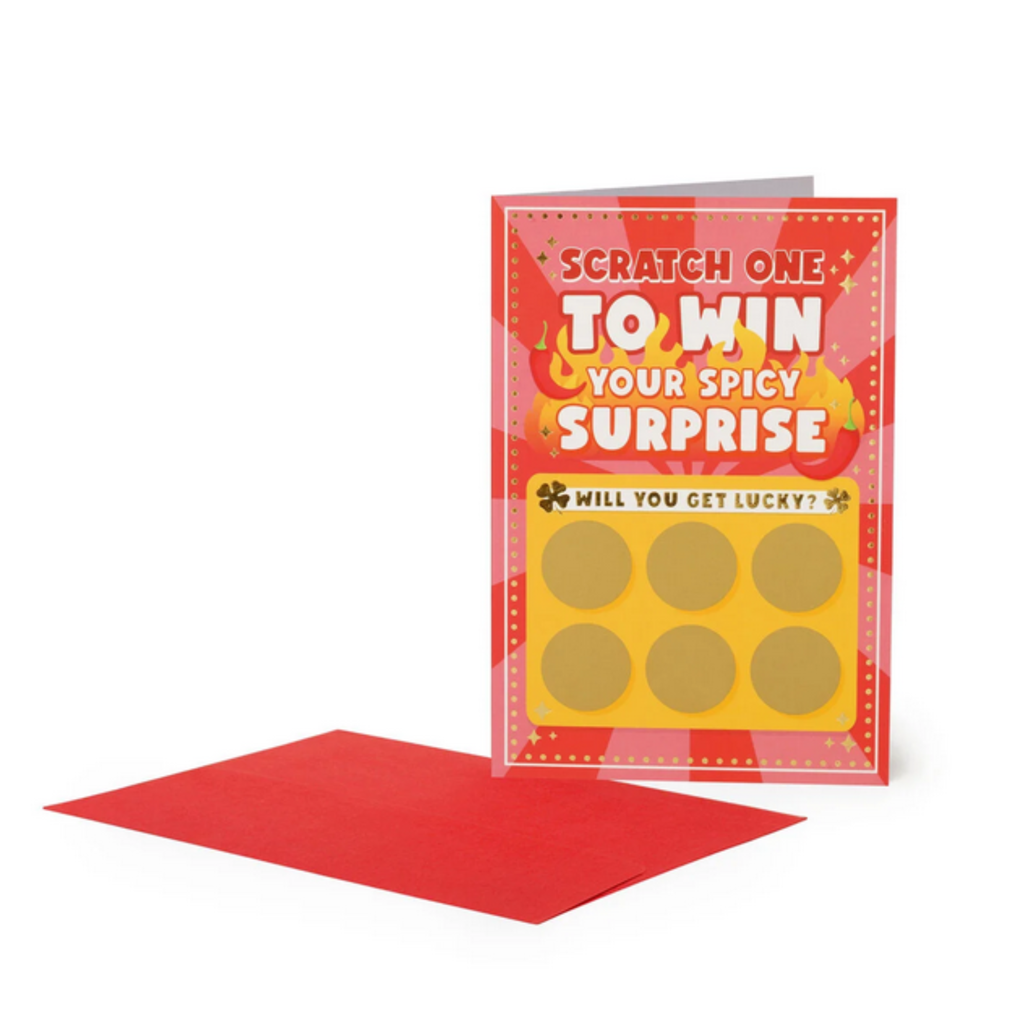 Biglietto d'Auguri Gratta e Vinci Piccante - Scratch-Off Card - Legami San Valentino