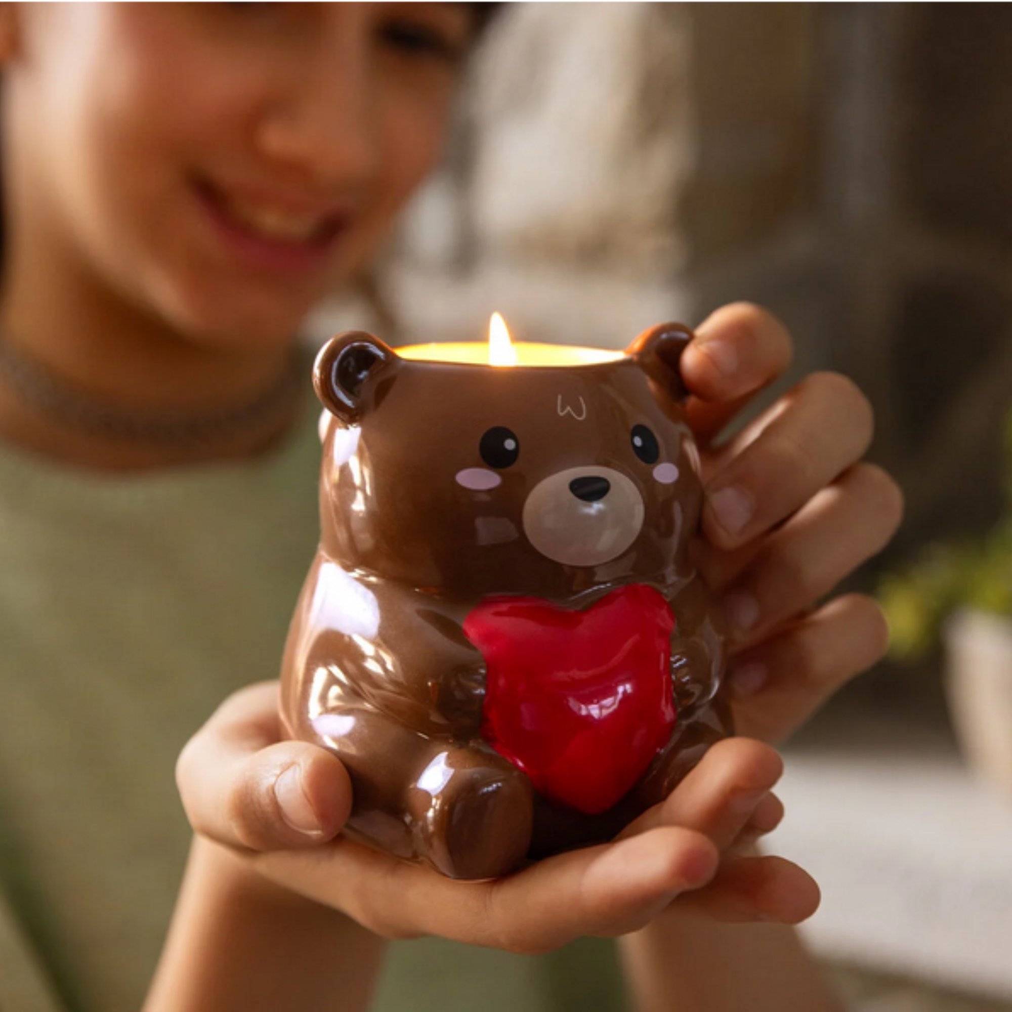 Candela Profumata Love is in the Air - Teddy Bear - Scented Candle - Legami San Valentino