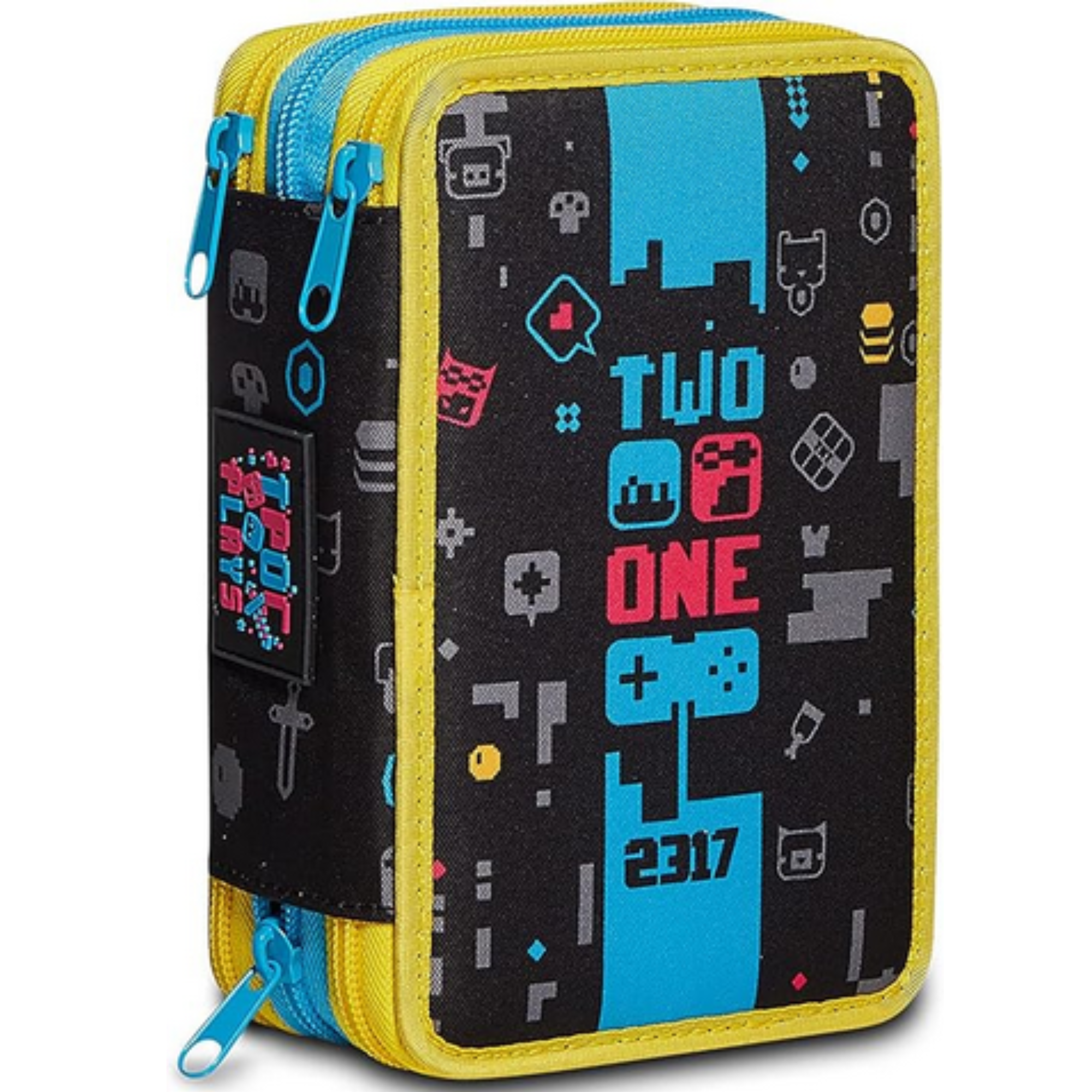 SEVEN Astuccio 3 ZIP Two Players One Console - Completo 43 Pezzi Gaming