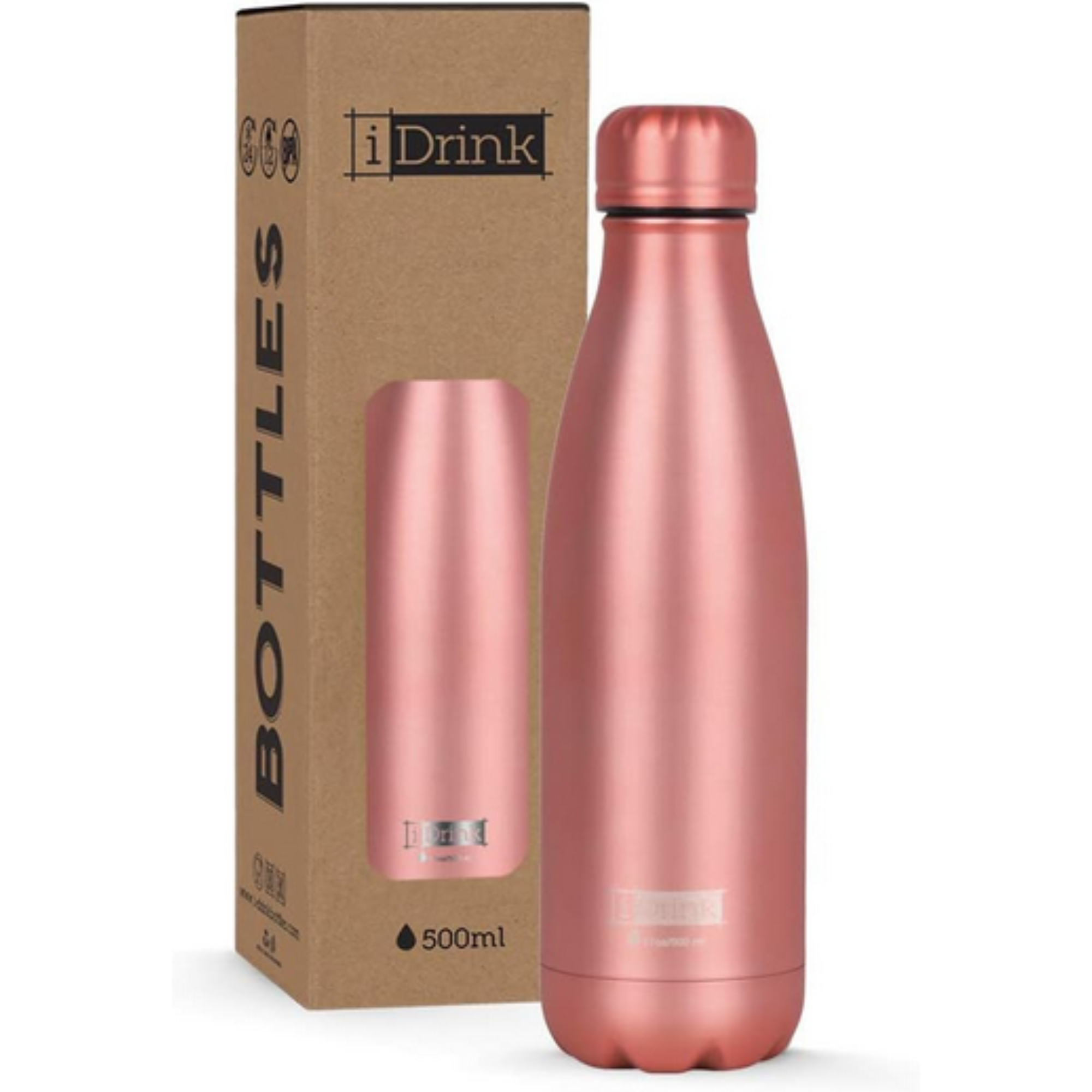 Borraccia Termica Itotal IDrink 500ml Pink Satin Gold