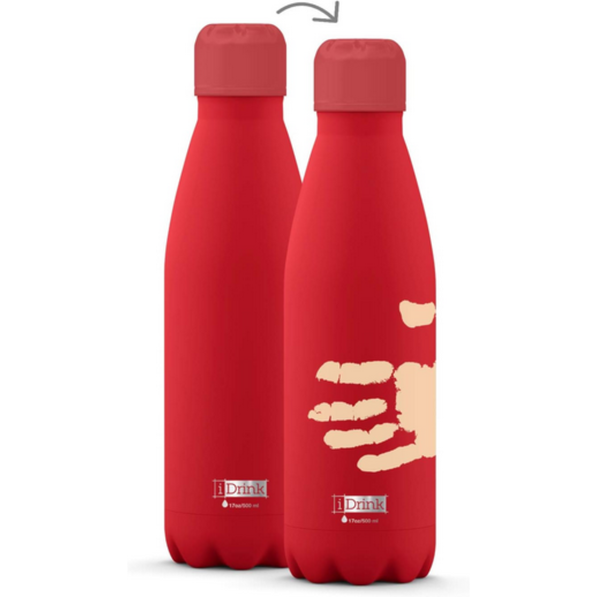 Borraccia Termica Itotal IDrink 500ml Color Change Rossa