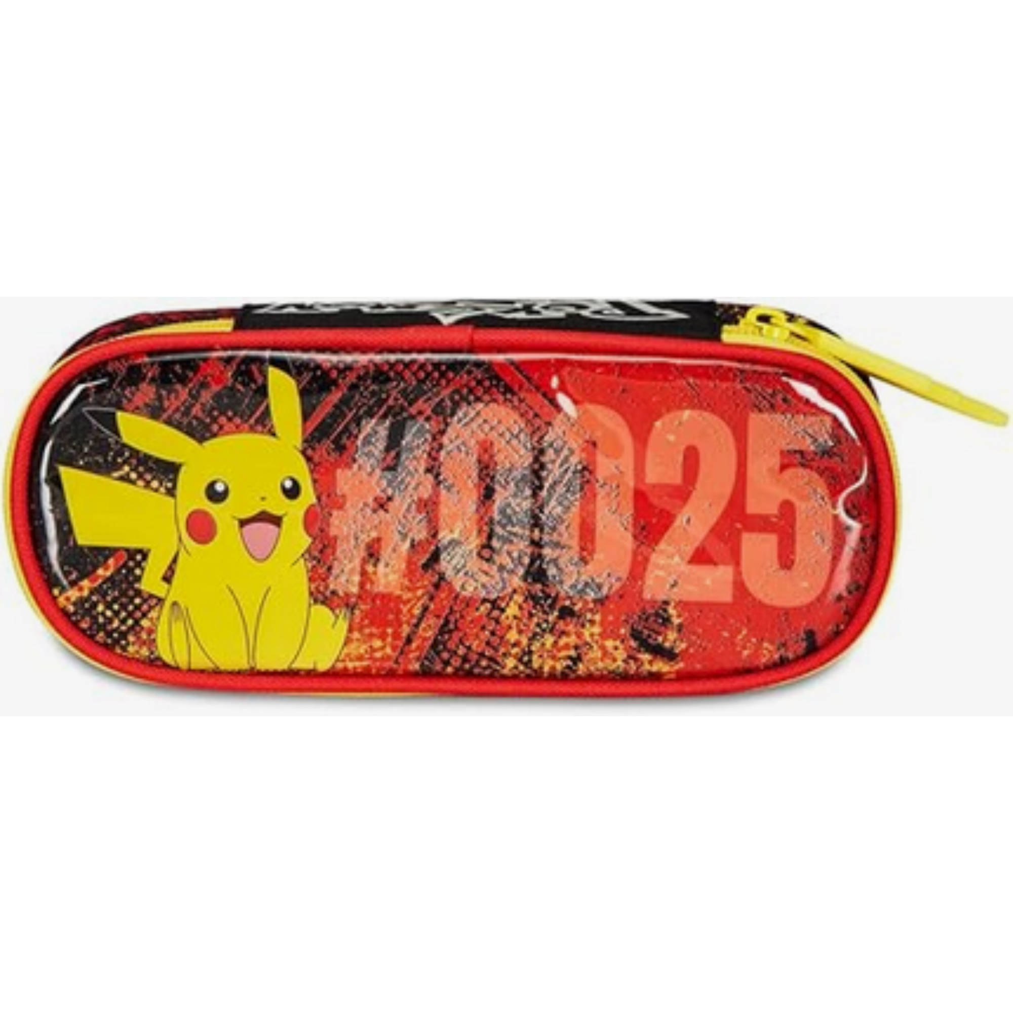 Seven Portapenne Scuola ROUND PLUS - POKEMON - PIKACHU - Giallo Rosso