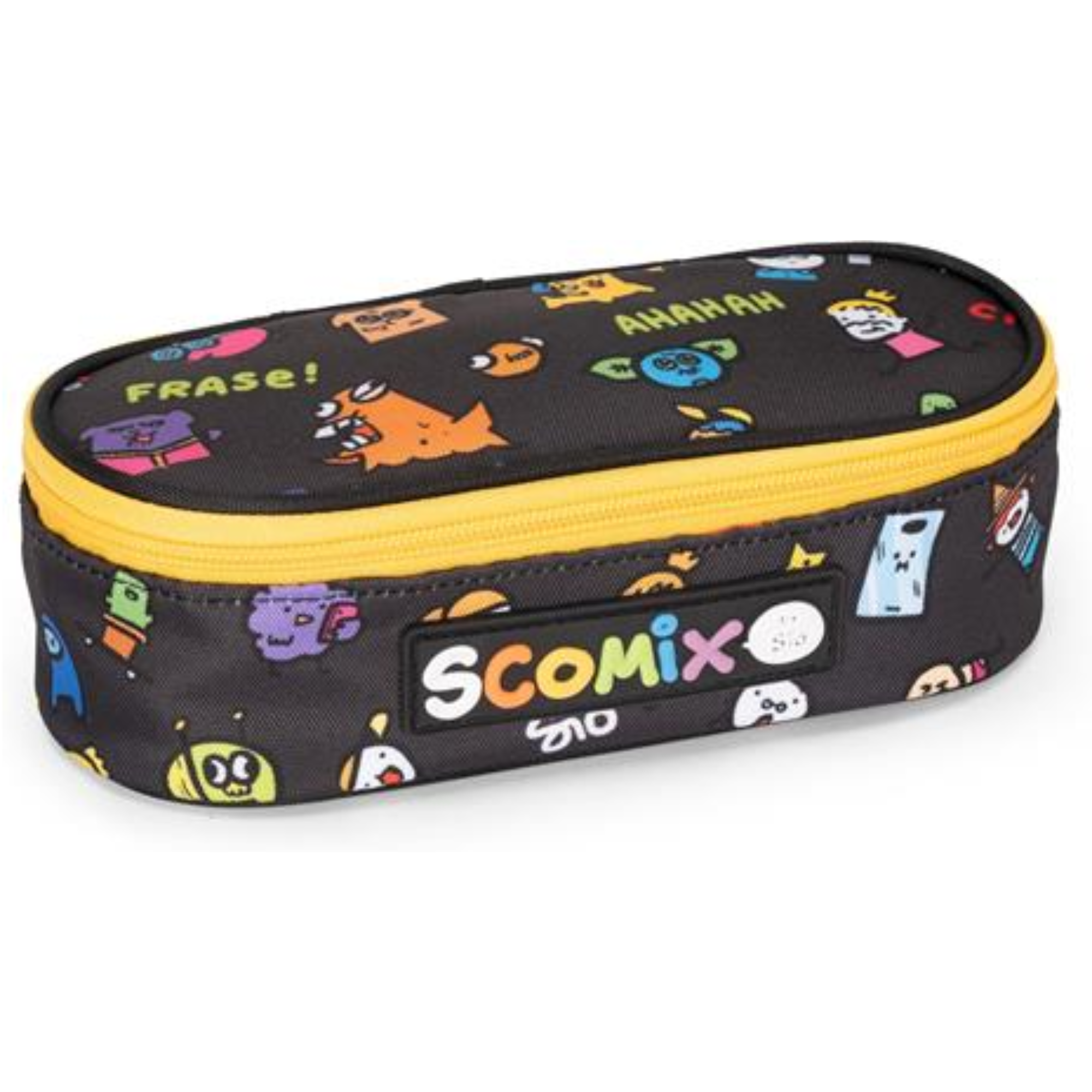 Astuccio Ovale Organizzato Allover Scomix