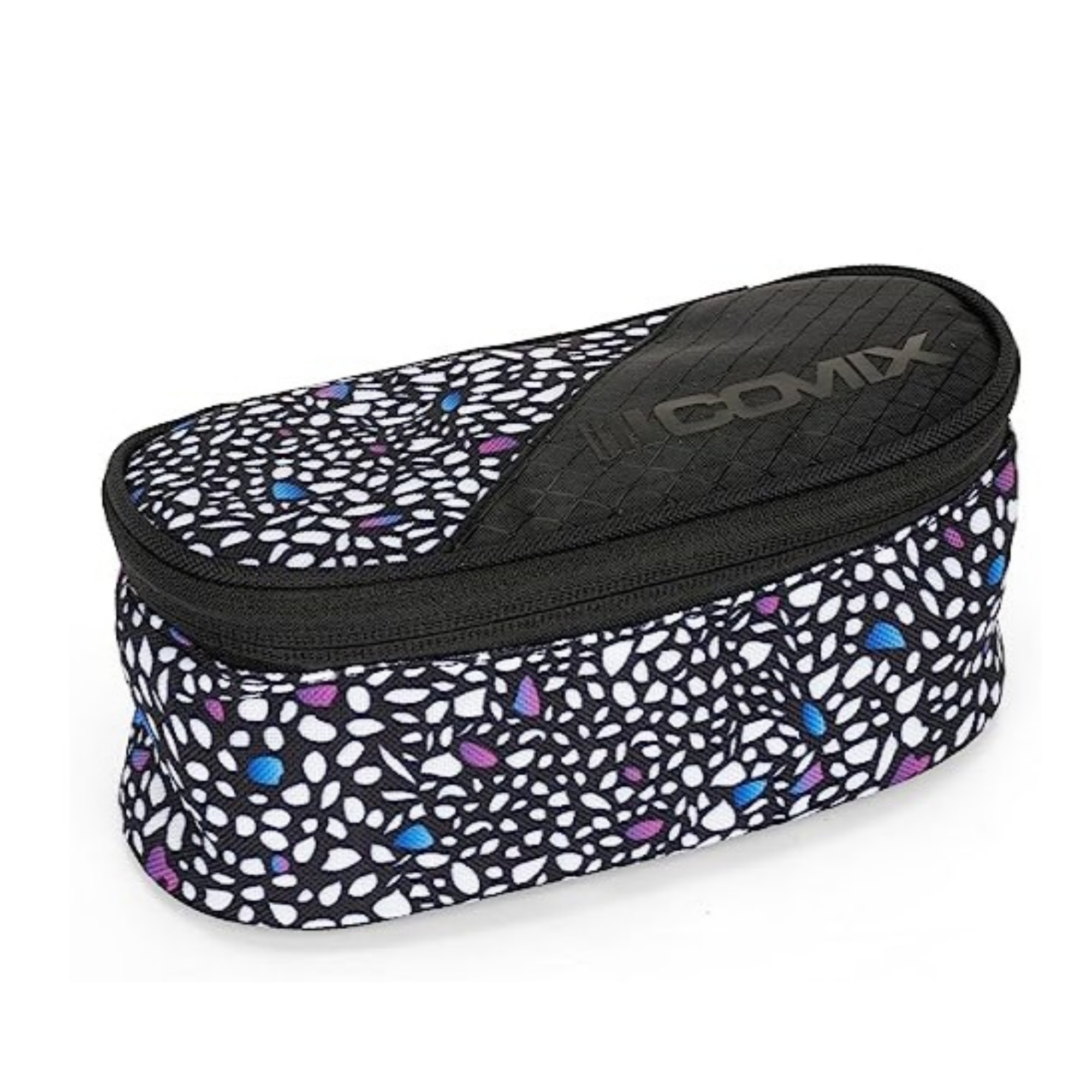 Astuccio Ovale Organizzato Comix Tween Bianco - Portapenne Scuola