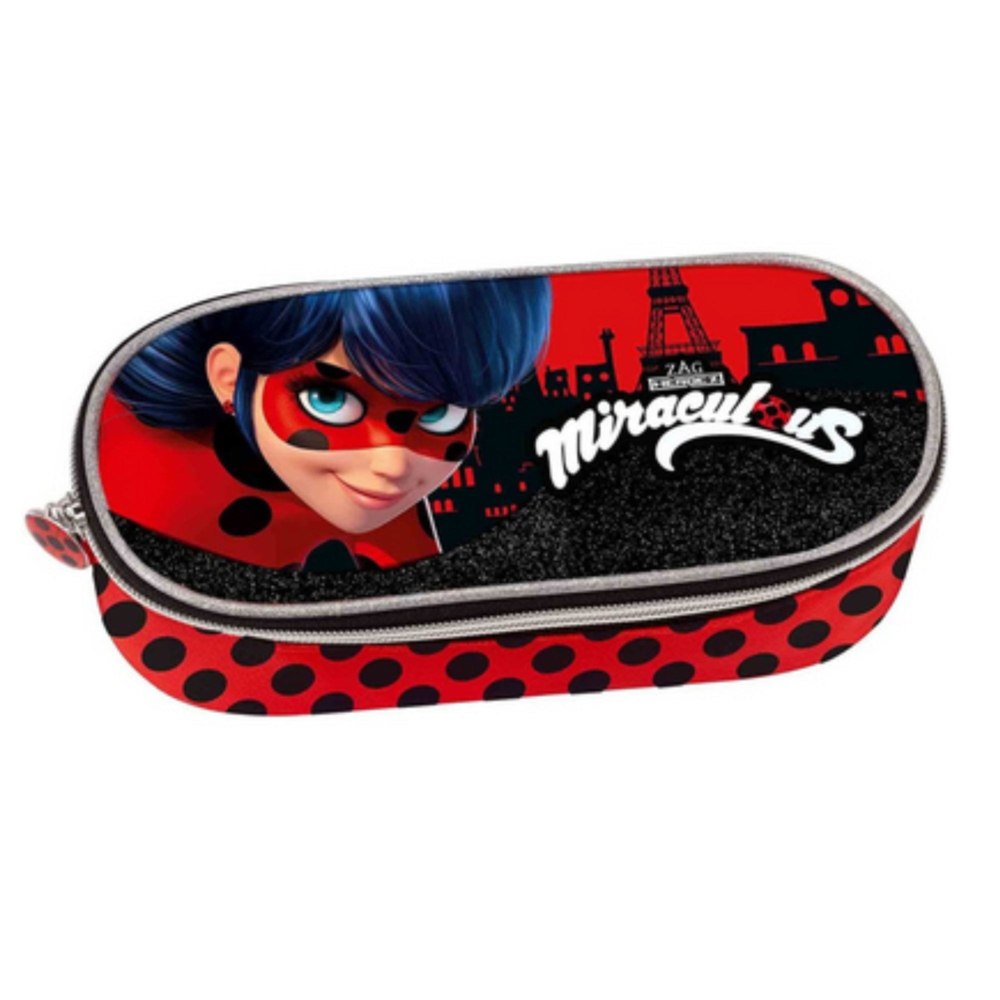 Miraculous Ladybug - Astuccio ovale organizzato