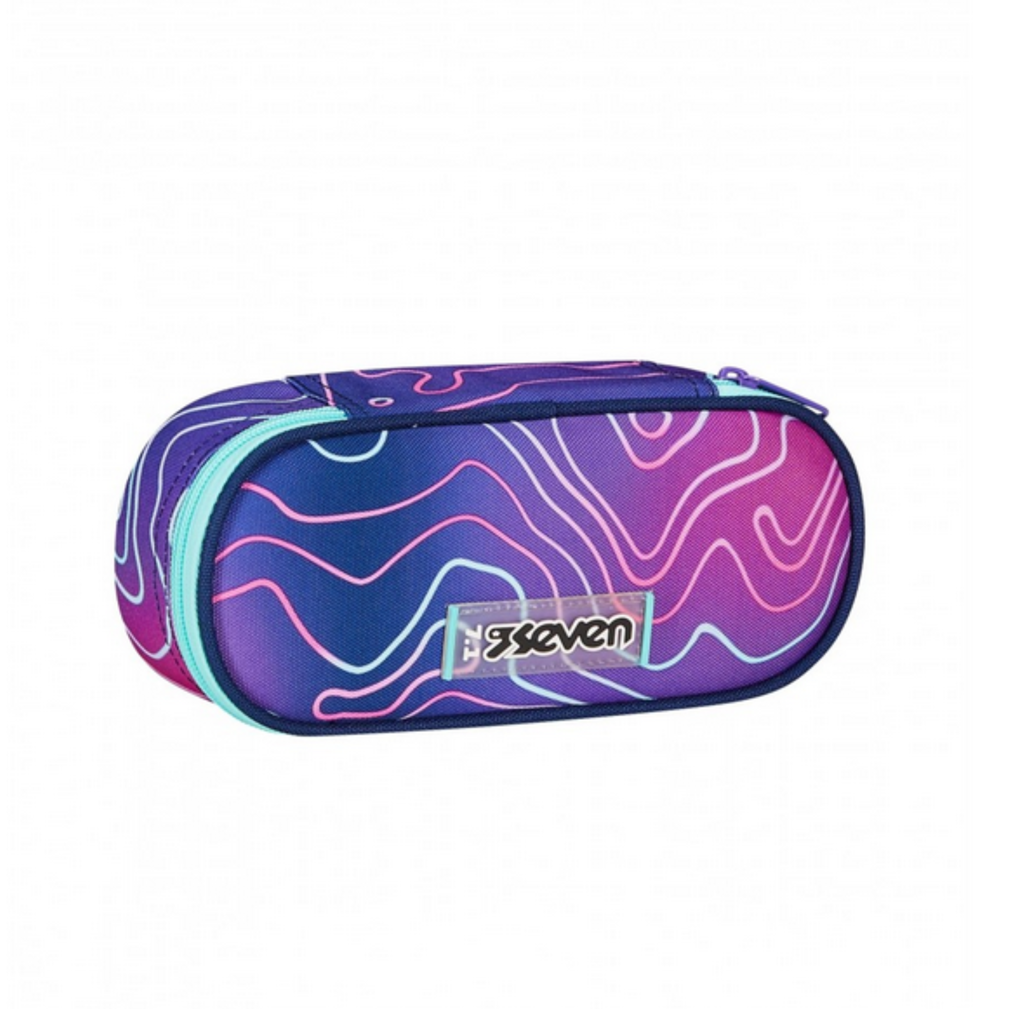 Portapenne Seven Round Plus Mapset Girl - Astuccio Vuoto