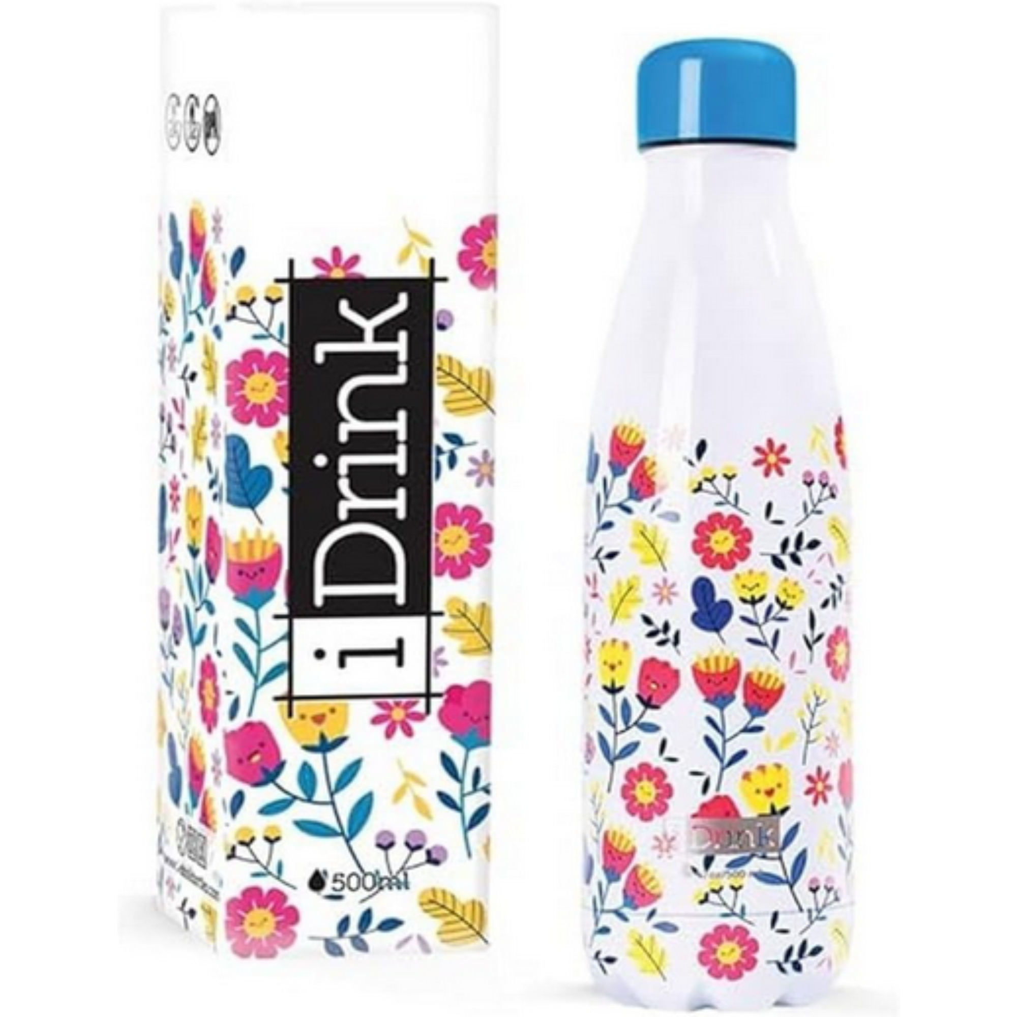 Borraccia Termica Itotal IDrink 500ml Flowers – Design Floreale