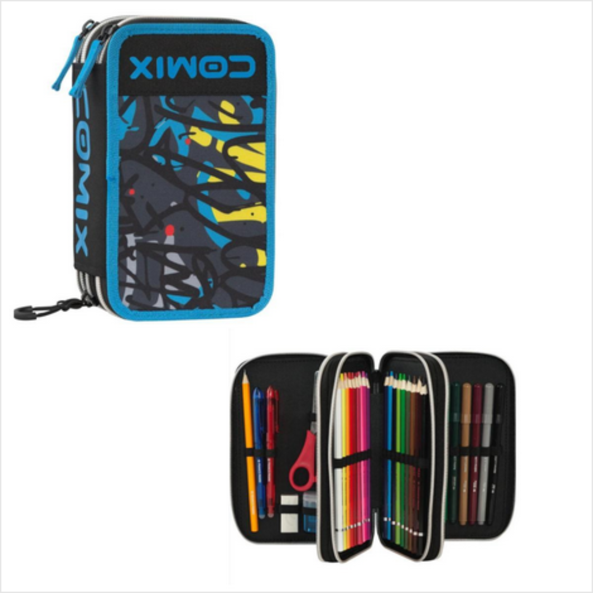 Astuccio Completo 3 Zip Comix