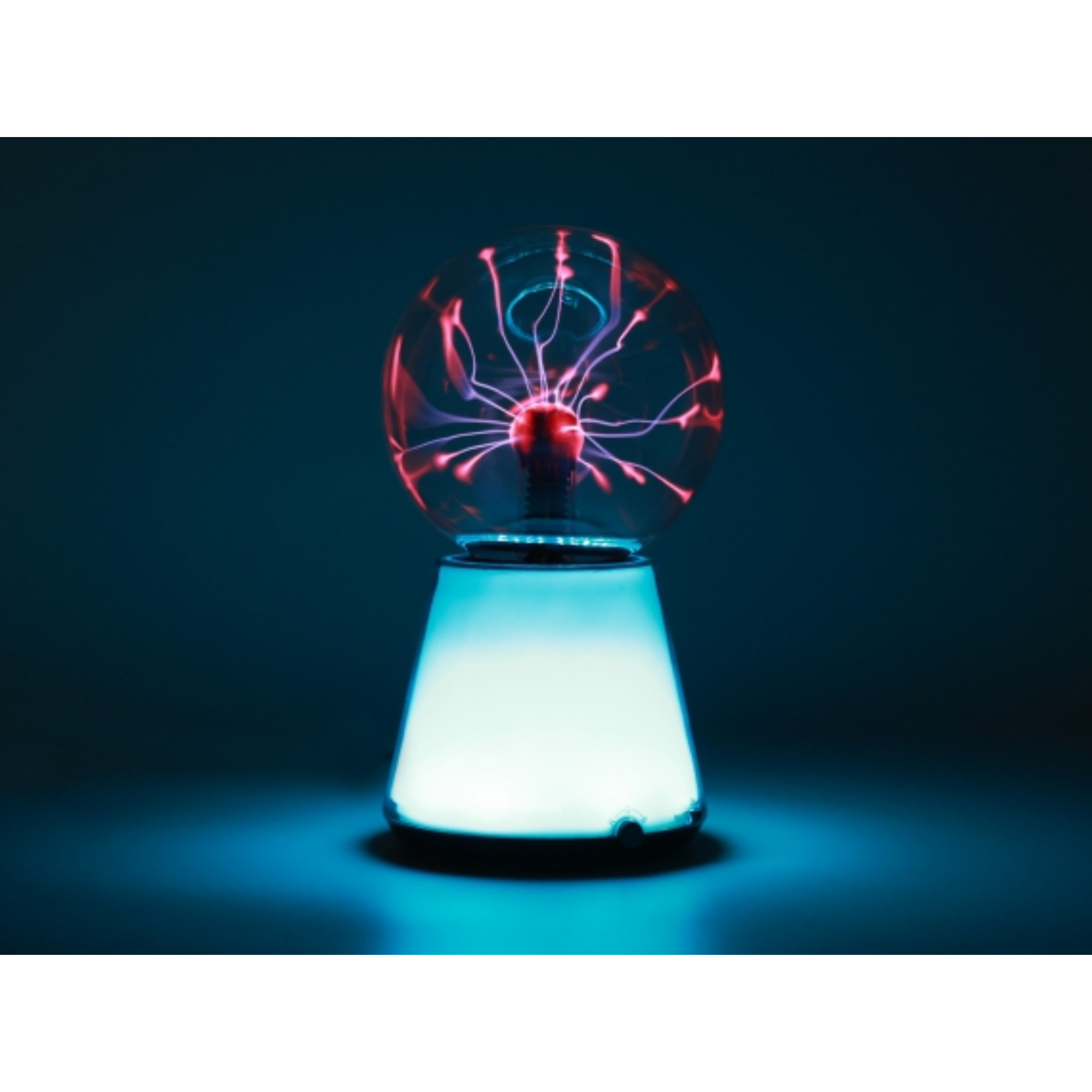 Plasma Lamp I Total con Base RGB Cambia Colore - Lampada Plasma Decorativa