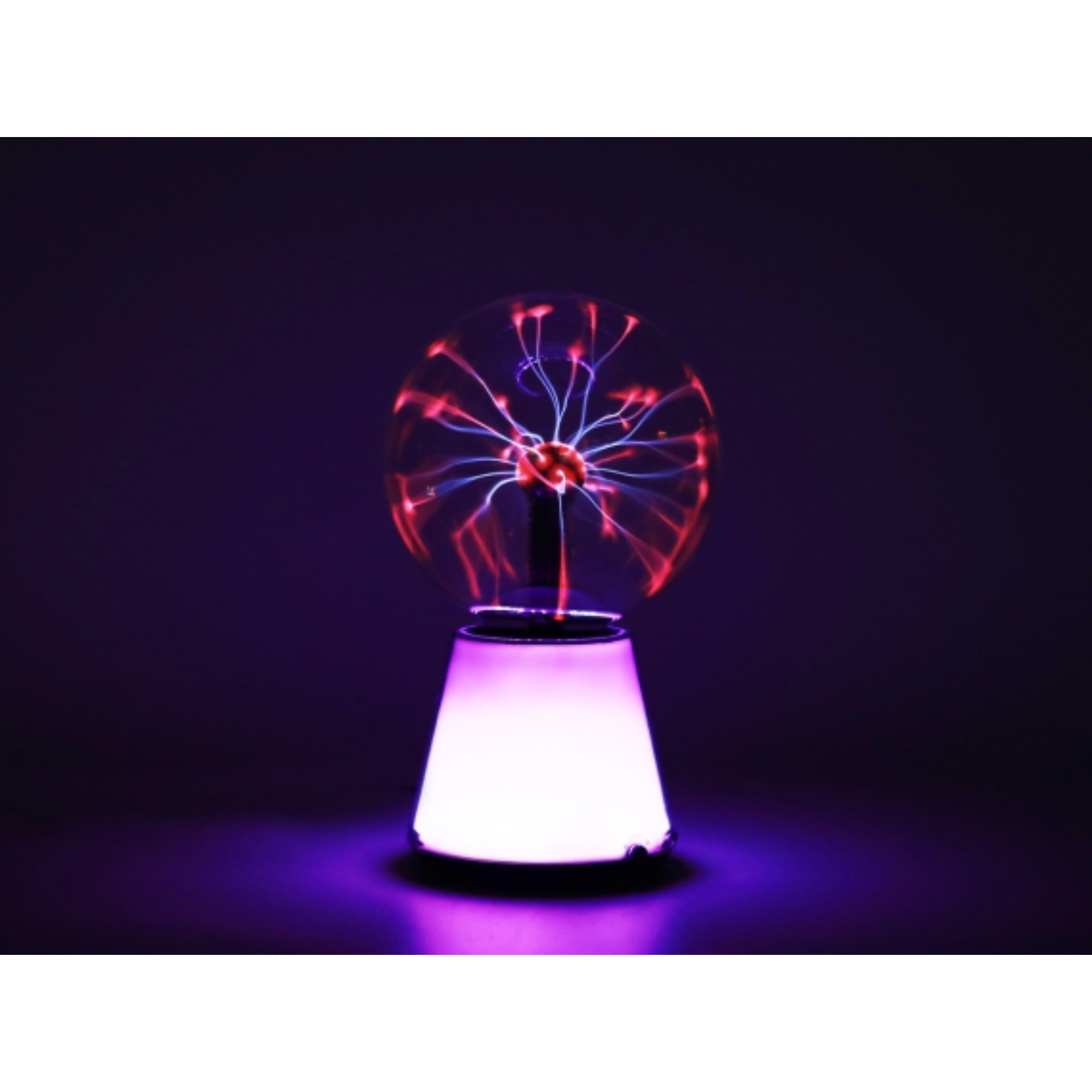 Plasma Lamp I Total con Base RGB Cambia Colore - Lampada Plasma Decorativa