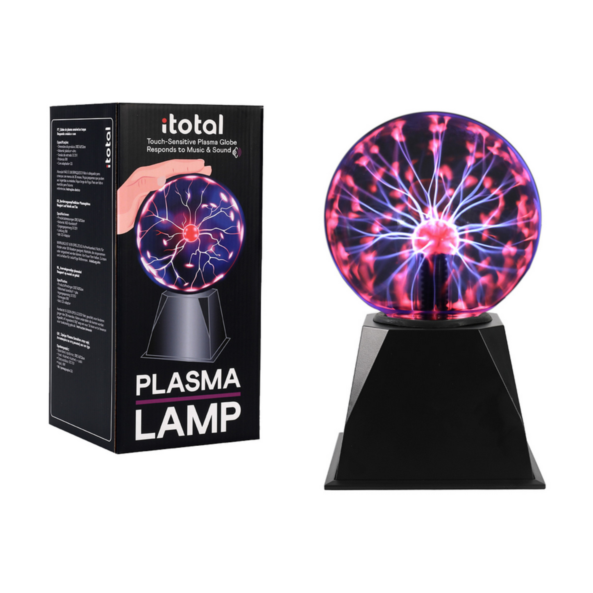 Plasma Lamp I Total - Lampada Plasma Interattiva con Effetti Elettrici