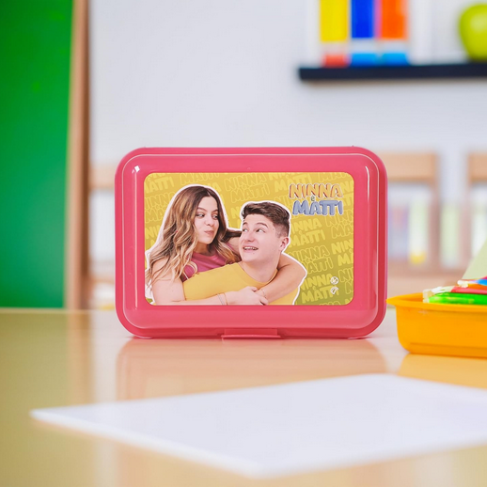 Portamerenda Ninna e Matti Lunch Box - 17x12x6,5 cm