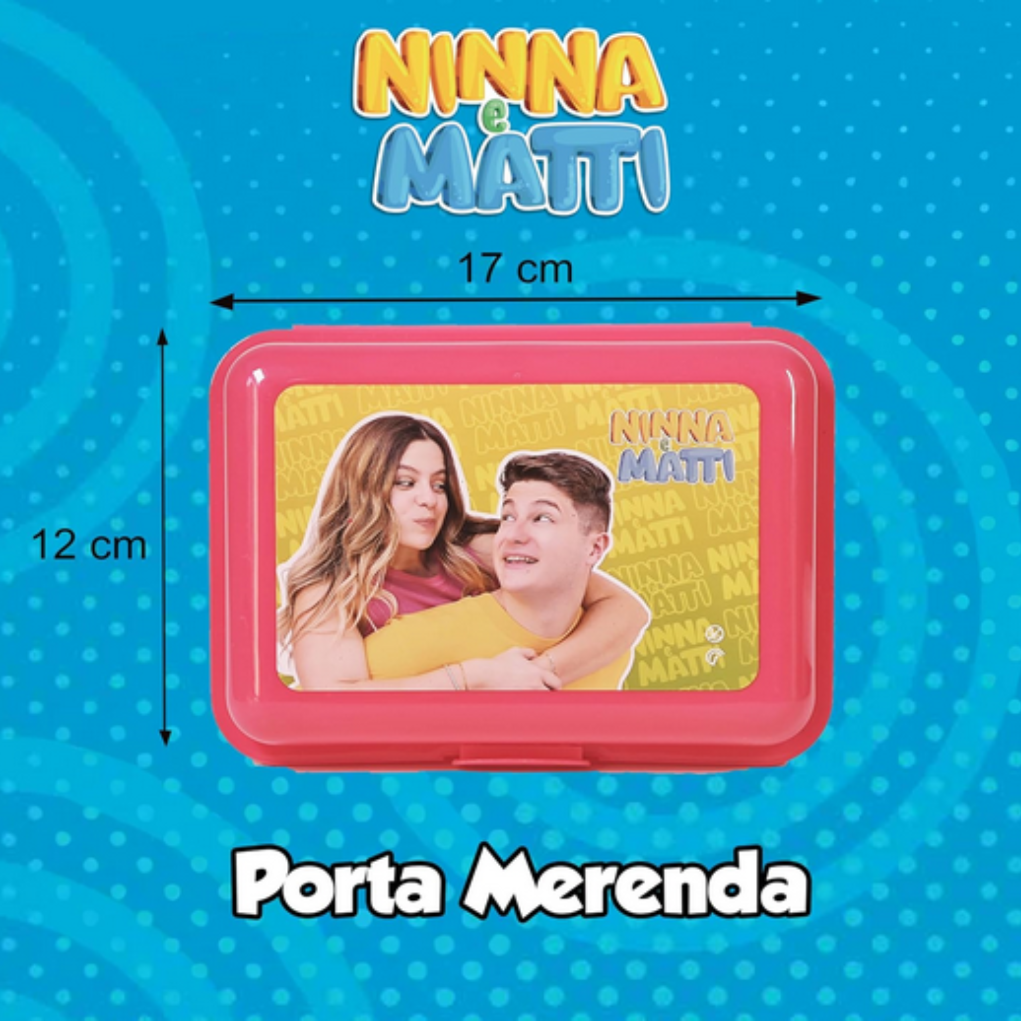 Portamerenda Ninna e Matti Lunch Box - 17x12x6,5 cm