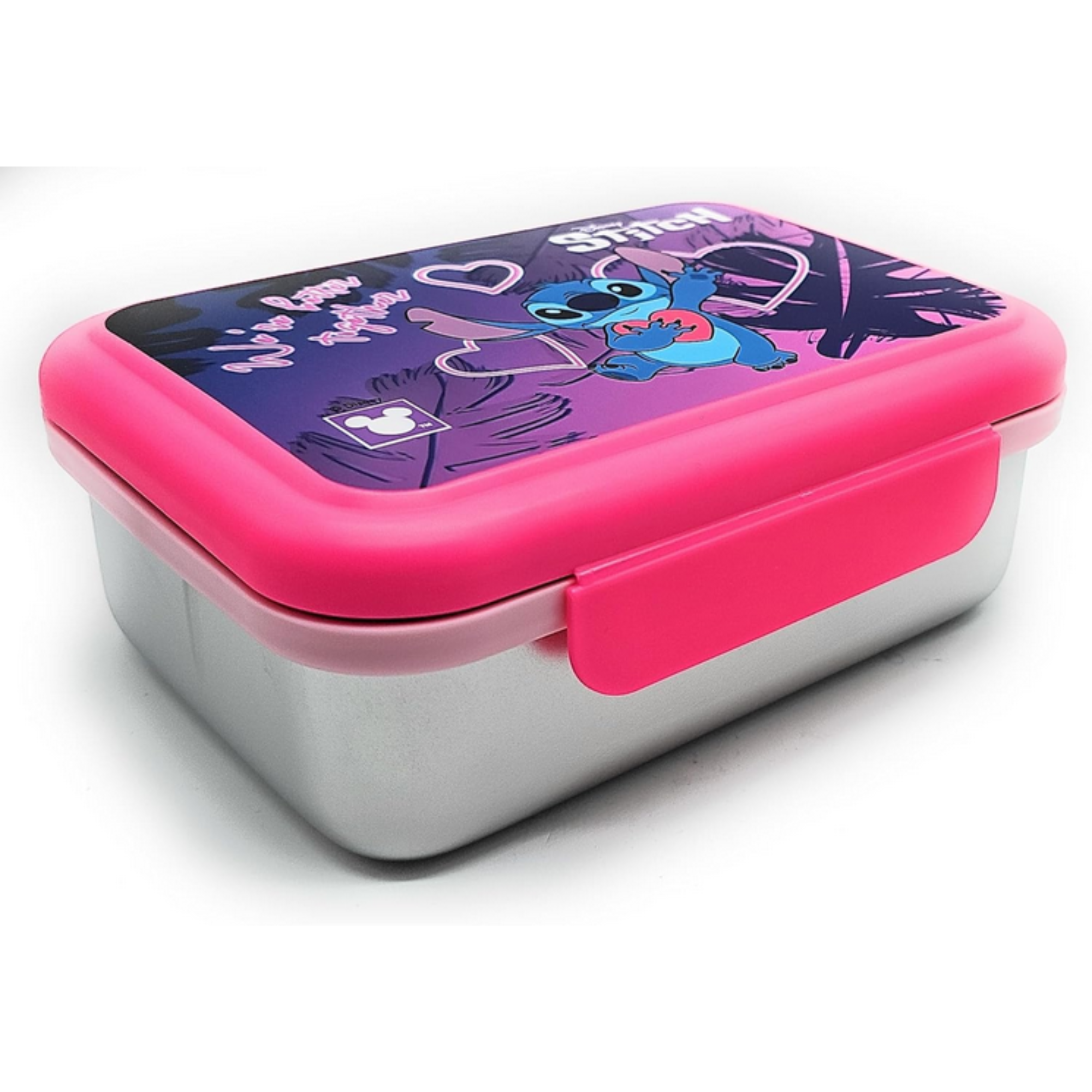 Portamerenda Stitch Seven con Base in Acciaio