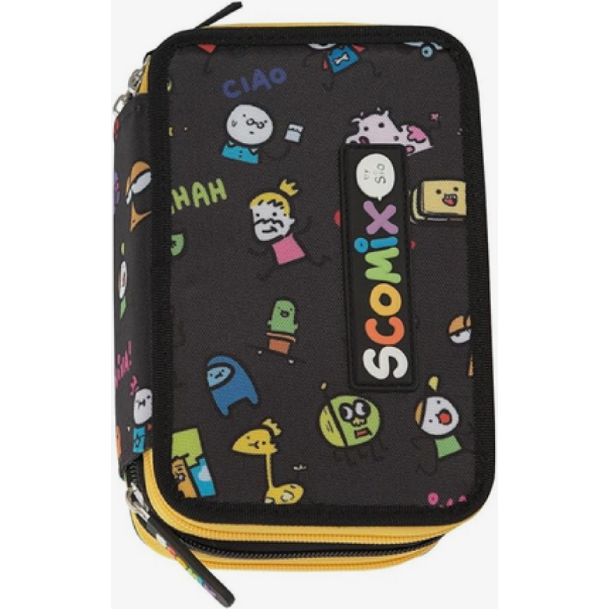 ASTUCCIO 3 ZIP SCOMIX ALLOVER