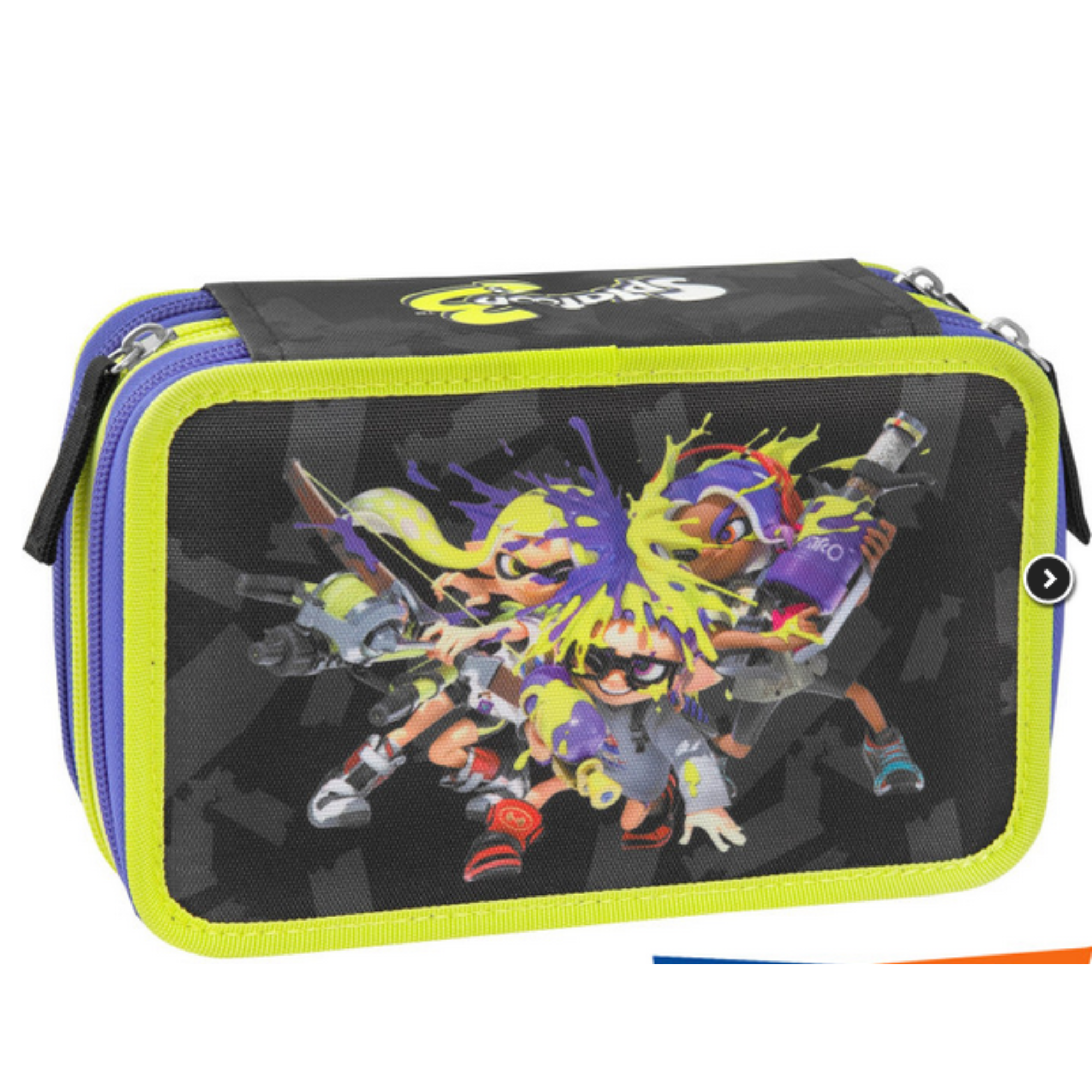 ASTUCCIO 3 ZIP CON CORREDO SPLATOON