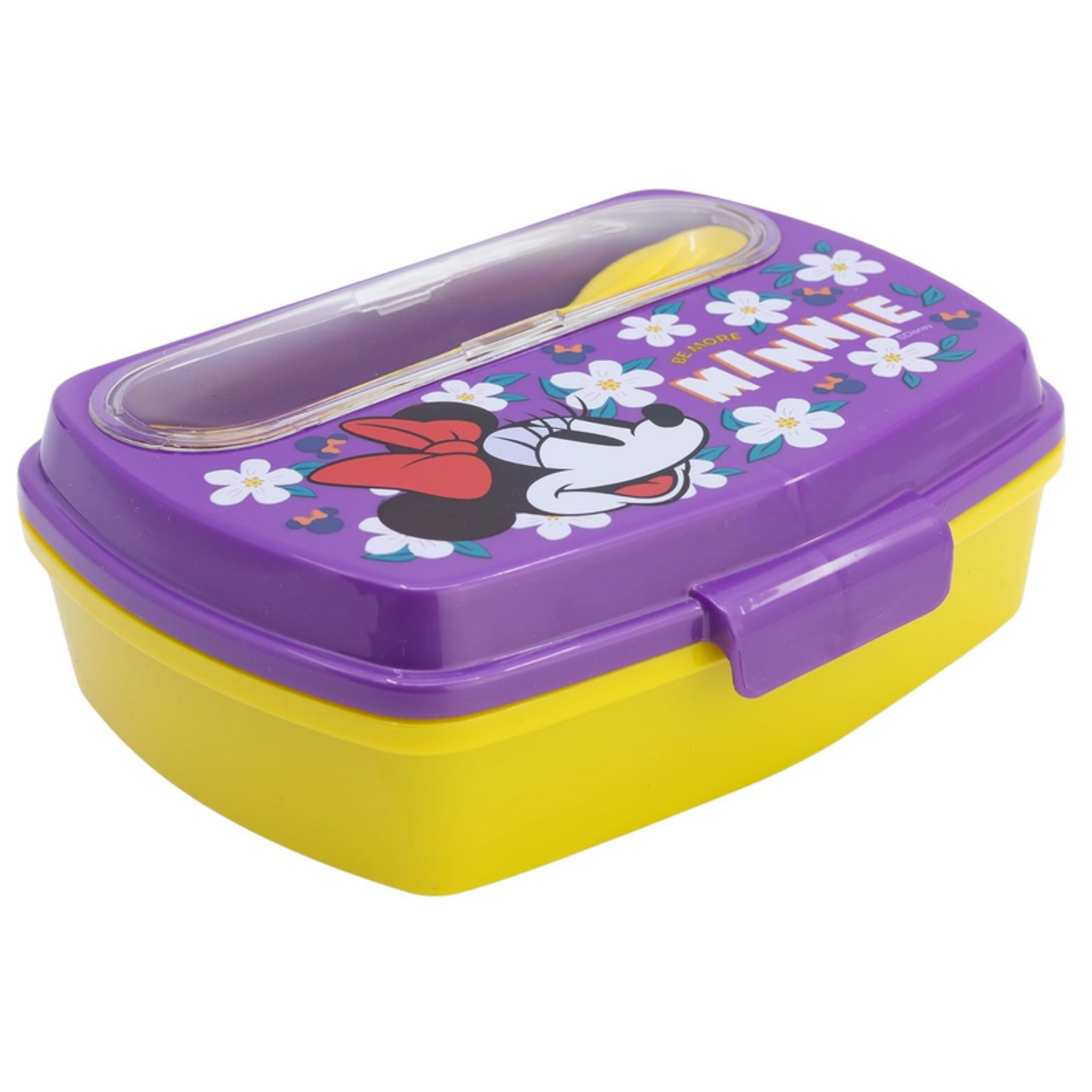 Portamerenda Minnie Disney con Posate - Contenitore Pranzo Bambini