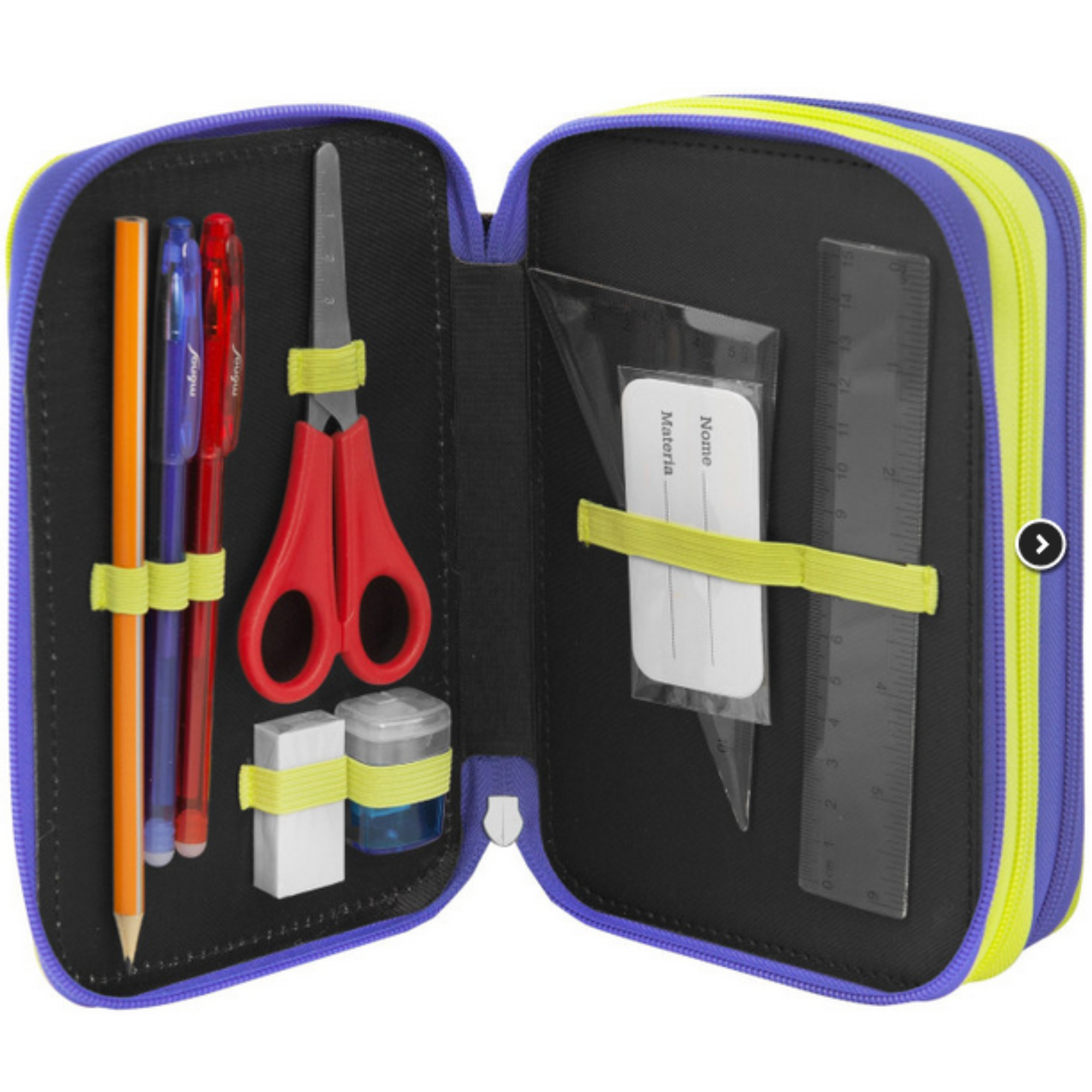 ASTUCCIO 3 ZIP CON CORREDO SPLATOON