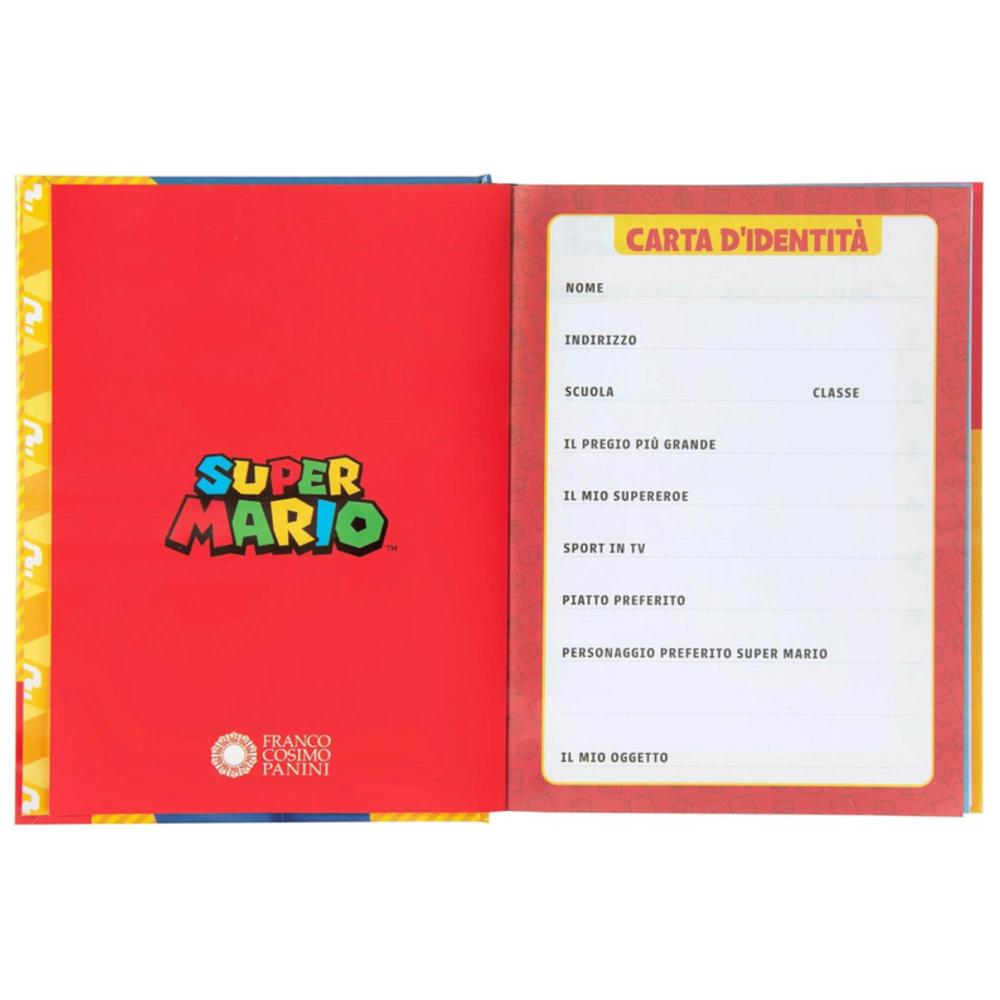 Diario Super Mario 12 Mesi Non Datato - Diario Scuola Ufficiale Nintendo