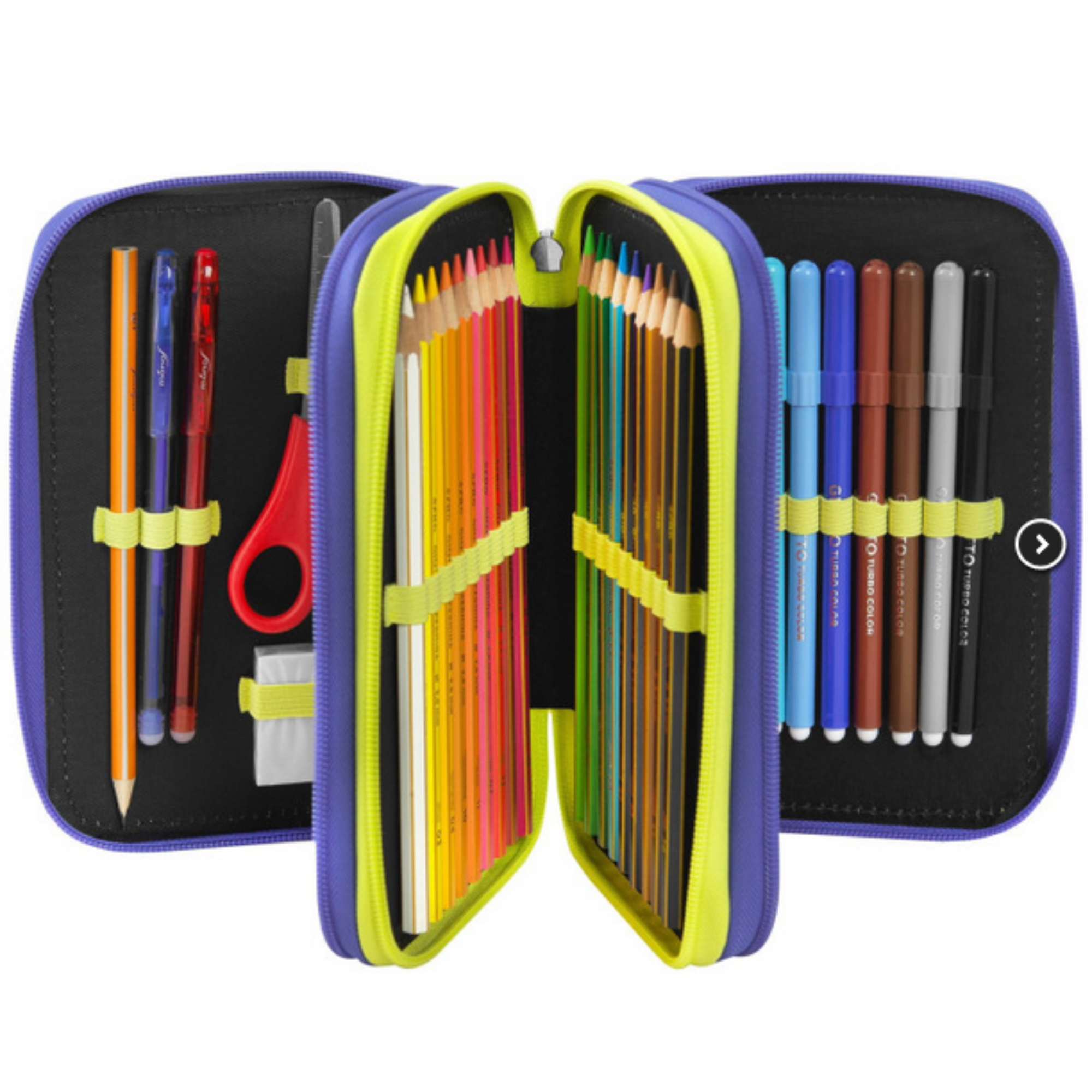 ASTUCCIO 3 ZIP CON CORREDO SPLATOON