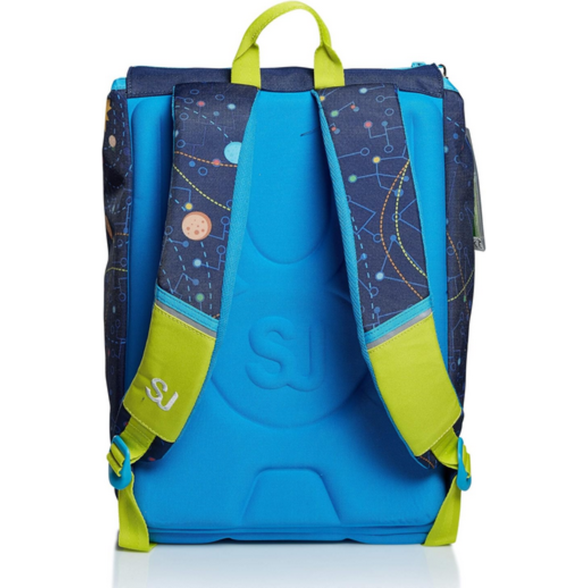 Zaino Estensibile Big SJ Gang Ledtech Boy + Astuccio 3 Zip - Qualità Seven - In Offerta