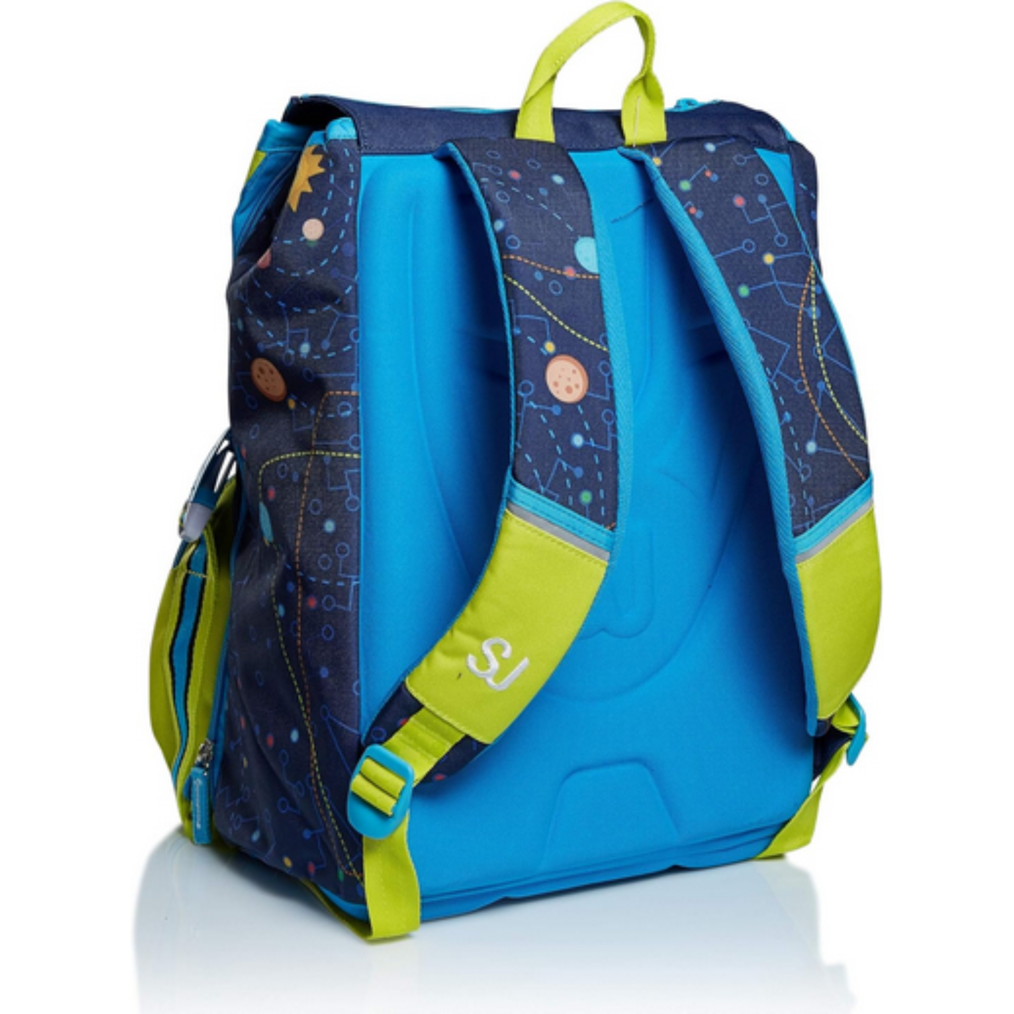 Zaino Estensibile Big SJ Gang Ledtech Boy + Astuccio 3 Zip - Qualità Seven - In Offerta