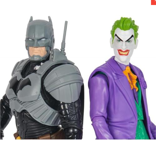 Spin Master DC Comics, Action Figure Batman Adventures, Batman vs Joker 30 cm