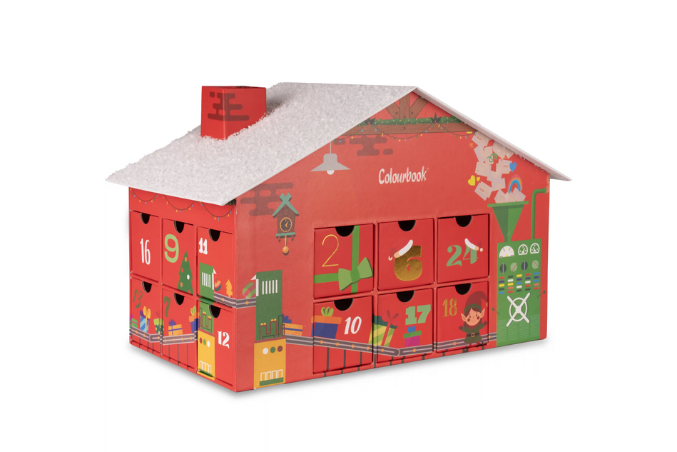 Calendario dell'avvento colourbook Fabbrica degli Elfi
