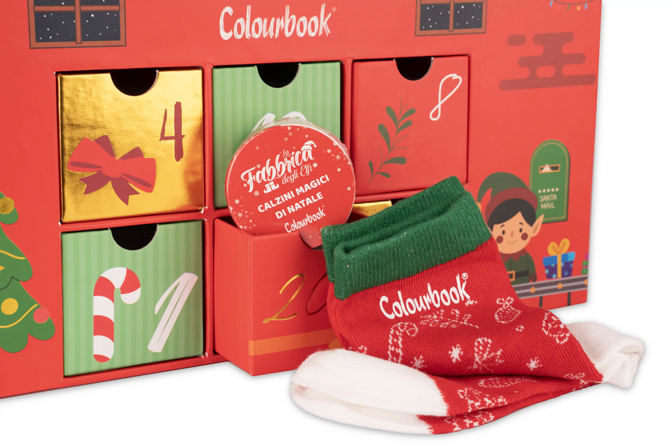 Calendario dell'avvento colourbook Fabbrica degli Elfi