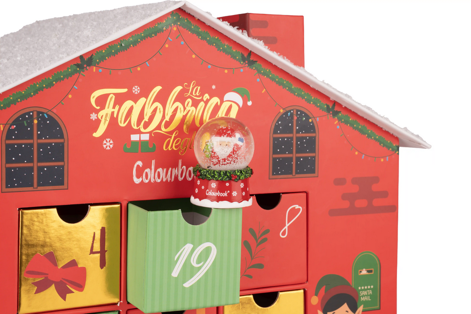 Calendario dell'avvento colourbook Fabbrica degli Elfi