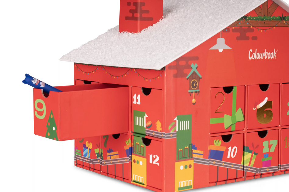 Calendario dell'avvento colourbook Fabbrica degli Elfi