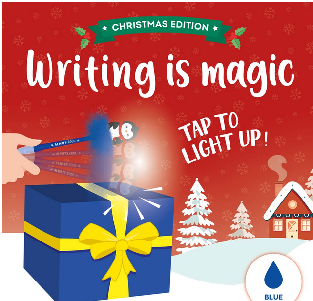 Penna a Sfera Luminosa - Penguin - Writing is Magic