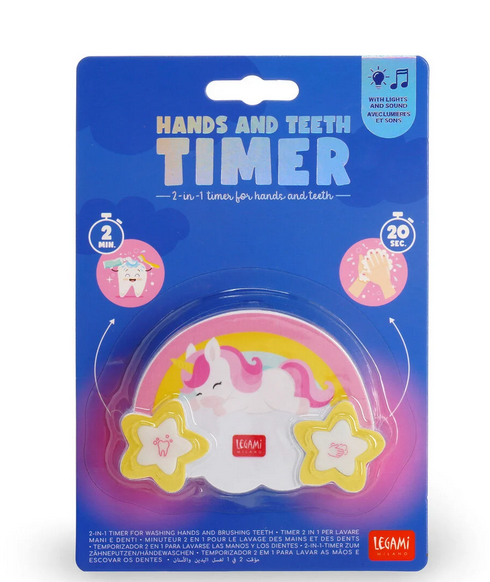 Timer 2 in 1 per lavare mani e denti Legami Hands and Teeth Timer