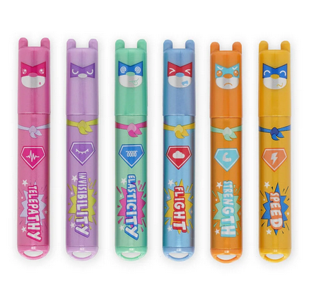 Set di 6 Mini Evidenziatori - Teddy's Superpower Legami