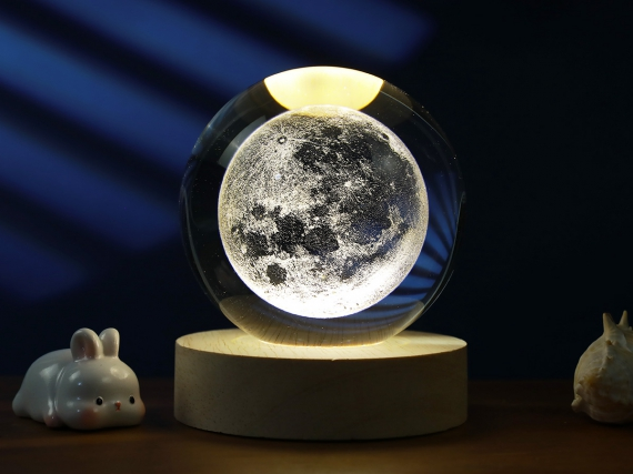 Lampada a Sfera LED in Cristallo I Total - Luce Decorativa Atmosfera