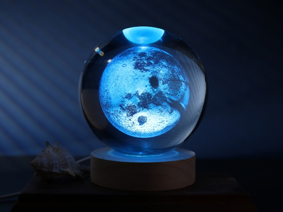 Lampada a Sfera LED in Cristallo I Total - Luce Decorativa Atmosfera