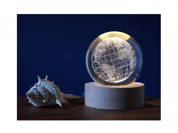 Lampada a Sfera LED in Cristallo I Total - Luce Decorativa Atmosfera