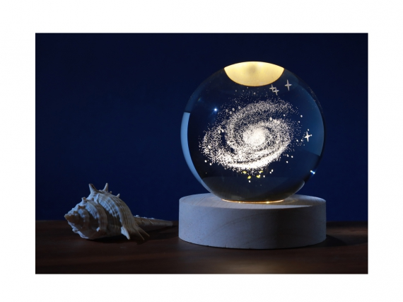 Lampada a Sfera LED in Cristallo I Total - Luce Decorativa Atmosfera