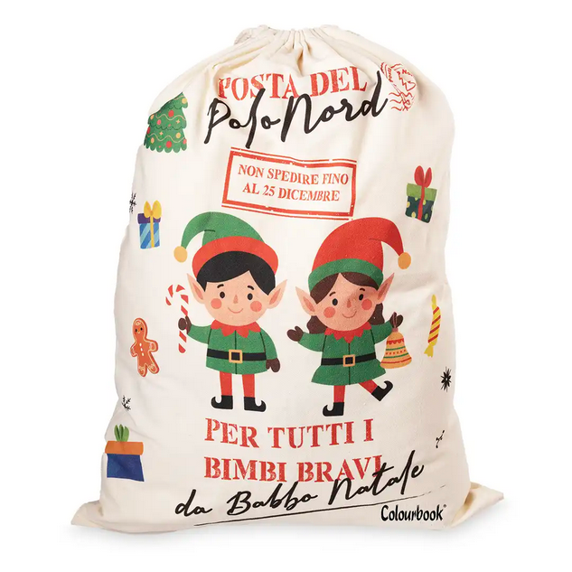 Sacco regali di Babbo Natale colourbook