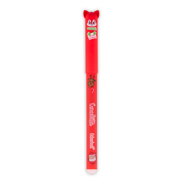 Set 2 penne gel cancellabili Beary Merry Christmas colourbook