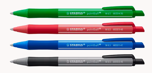 Penna a sfera STABILO pointball colorful