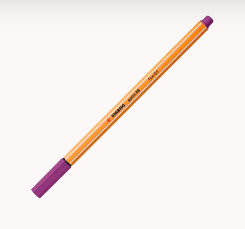 FINELINER POINT 88 ROTOLO 25 COLORI ARTY LINE STABILO