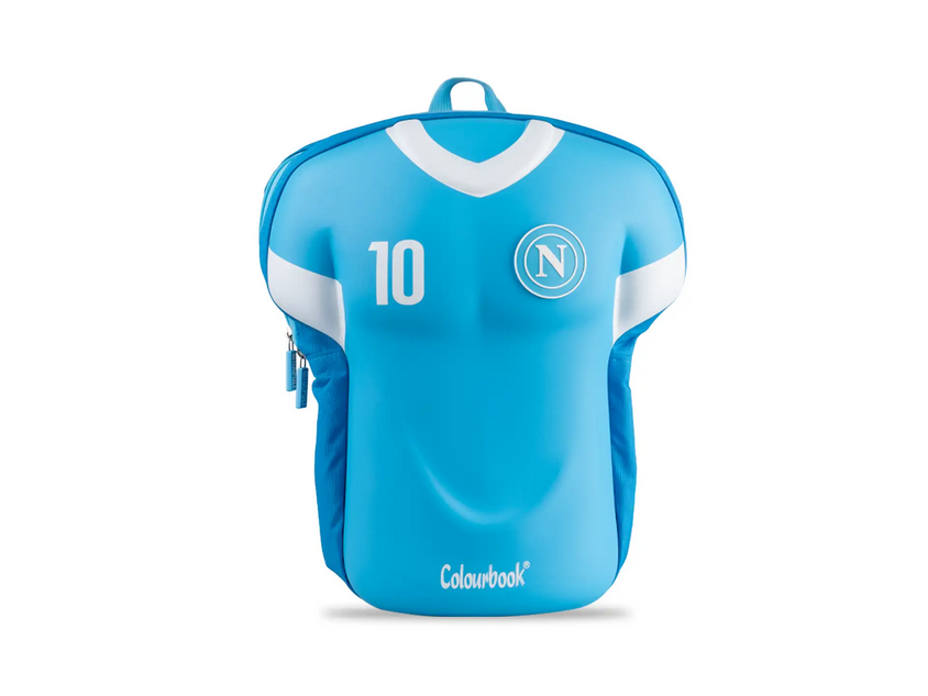 Zaino Rigido 3D SSC Napoli - Forma Maglia Ufficiale | Bambini Tifosi Azzurri